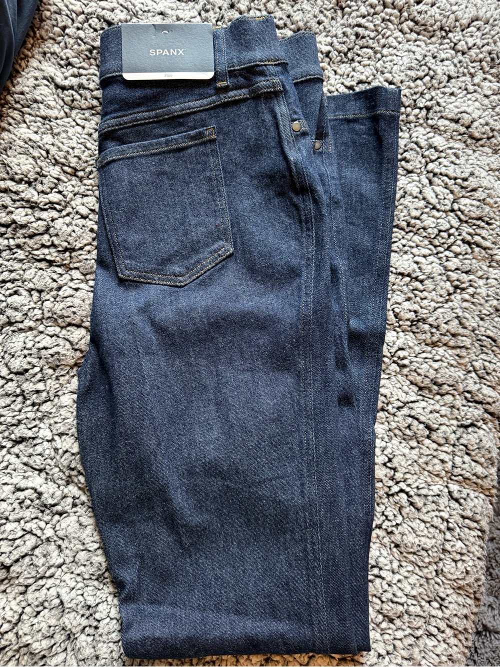 SPANX Women’s Dark Blue Flare Jeans